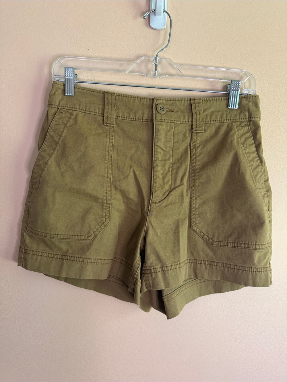 Old Navy Khaki Cargo Bermuda Shorts